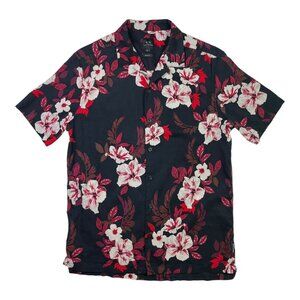 Armani Exchange Size M Short Sleeve Hawaiian Shirt *Flaw